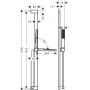 Hansgrohe Pulsify E 24380670 zestaw prysznicowy ścienny czarny zdj.2