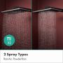 Deszczownica z ramieniem 34.3x21.4 cm prostokątna czarna 24550670 Hansgrohe Raindance Alive Q zdj.6