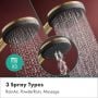 Zestaw prysznicowy ścienny termostatyczny z deszczownicą złoty 24593990 Hansgrohe Raindance Alive S Puro zdj.4