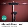 Zestaw prysznicowy ścienny termostatyczny z deszczownicą chrom 24594000 Hansgrohe Raindance Alive S zdj.6