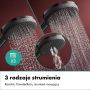 Zestaw prysznicowy ścienny termostatyczny z deszczownicą czarny 24594340 Hansgrohe Raindance Alive S zdj.6