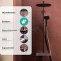 Zestaw prysznicowy ścienny termostatyczny z deszczownicą biały 24594700 Hansgrohe Raindance Alive S zdj.8