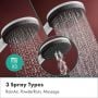 Zestaw prysznicowy ścienny biały 24611700 Hansgrohe Raindance Alive Select S zdj.9