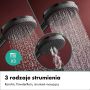 Zestaw prysznicowy podtynkowy termostatyczny z deszczownicą czarny 24620340 Hansgrohe Raindance Alive Q zdj.5