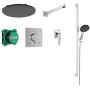Zestaw prysznicowy podtynkowy termostatyczny z deszczownicą chrom 24622000 Hansgrohe Raindance Alive Select S zdj.1