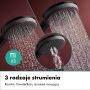 Zestaw prysznicowy podtynkowy termostatyczny z deszczownicą czarny 24622670 Hansgrohe Raindance Alive Select S zdj.3