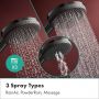 Zestaw prysznicowy podtynkowy termostatyczny z deszczownicą czarny 24630670 Hansgrohe Raindance Alive S zdj.4