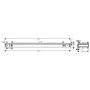 Półka łazienkowa 50 cm 26844670 Hansgrohe Rainfinity zdj.2
