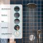 Deszczownica 24x24 cm okrągła chrom 28055000 Hansgrohe Activera S zdj.7
