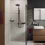 Zestaw prysznicowy ścienny czarny 28074670 Hansgrohe Activera S zdj.3