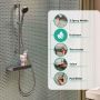 Zestaw prysznicowy ścienny termostatyczny chrom 28087000 Hansgrohe Activera Select S zdj.9