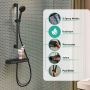 Zestaw prysznicowy ścienny termostatyczny czarny 28087670 Hansgrohe Activera Select S zdj.9