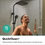 Zestaw prysznicowy ścienny termostatyczny z deszczownicą czarny 28648670 Hansgrohe Activera Q zdj.4