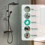 Zestaw prysznicowy ścienny termostatyczny z deszczownicą czarny 28648670 Hansgrohe Activera Q zdj.7