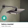 Deszczownica 29x18 cm prostokątna chrom 28738000 Hansgrohe Activera Q zdj.8