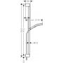 Hansgrohe Rainfinity 28743670 zestaw prysznicowy ścienny czarny zdj.2
