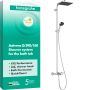 Zestaw prysznicowy ścienny termostatyczny z deszczownicą chrom 28753000 Hansgrohe Activera Q zdj.1