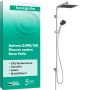 Zestaw prysznicowy ścienny z deszczownicą chrom 28757000 Hansgrohe Activera Q zdj.1