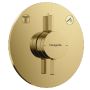 Zestaw prysznicowy podtynkowy z deszczownicą złoty 88002392 Hansgrohe Crometta zdj.4