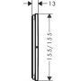 Zawór podtynkowy odcinający 15573140 Hansgrohe ShowerSelect Comfort E zdj.2