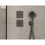 Hansgrohe ShowerSelect Comfort Q zawór odcinający podtynkowy czarny chrom szczotkowany 15587340 zdj.3