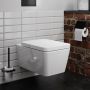 Miska WC z deską wolnoopadającą wisząca bez kołnierza biały połysk 60293450 Hansgrohe EluPura Q zdj.6