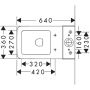 Miska WC stojąca bez kołnierza biały połysk 62014450 Hansgrohe EluPura Original Q zdj.3
