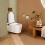 Miska myjąca wisząca bez kołnierza ze spłukiwaniem wirowym biała 63021450 Hansgrohe LavaPura Element S zdj.4