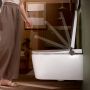 Miska myjąca wisząca bez kołnierza ze spłukiwaniem wirowym biała 63021450 Hansgrohe LavaPura Element S zdj.7