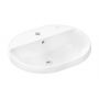 Umywalka 55x45 cm owalna wpuszczana biała 60161450 Hansgrohe Xuniva U zdj.1