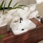 Umywalka 55x45 cm prostokątna wpuszczana biała 60162450 Hansgrohe Xuniva Q zdj.6