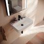 Umywalka 55x37 cm prostokątna ścienna biała 60211450 Hansgrohe Xanuia Q zdj.4
