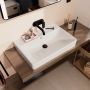 Umywalka 70x48 cm prostokątna ścienna-nablatowa biała 60249450 Hansgrohe Xanuia Q zdj.5