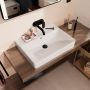 Umywalka 65x48 cm prostokątna ścienna-nablatowa biała 60254450 Hansgrohe Xanuia Q zdj.6