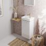 Umywalka 36x25 cm prostokątna ścienna-meblowa biała 61084450 Hansgrohe Xelu Q zdj.6