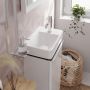 Umywalka 36x25 cm prostokątna ścienna-meblowa biała 61084450 Hansgrohe Xelu Q zdj.8