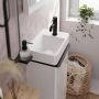 Umywalka 36x25 cm prostokątna ścienna-meblowa biała 61084450 Hansgrohe Xelu Q zdj.9