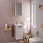 Umywalka 36x25 cm prostokątna ścienna-meblowa biała 61085450 Hansgrohe Xelu Q zdj.4