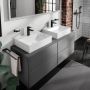 Umywalka 60x48 cm prostokątna nablatowa biała 61094450 Hansgrohe Xevolos E zdj.4