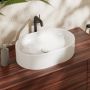 Umywalka 55x40 cm owalna nablatowa biała 60166450 Hansgrohe Xuniva U zdj.8