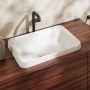 Umywalka 55x40 cm prostokątna wpuszczana biała 60158450 Hansgrohe Xuniva Q zdj.7