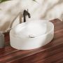 Umywalka 55x40 cm owalna nablatowa biała 60165450 Hansgrohe Xuniva D zdj.8