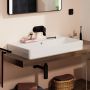 Umywalka 80x48 cm prostokątna ścienna-nablatowa biała 60251450 Hansgrohe Xanuia Q zdj.11