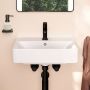 Umywalka 50x39 cm prostokątna ścienna biała 60131450 Hansgrohe Xanuia Q zdj.11