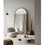 Lustro 80x140 cm czarny L80x140BLC50x4 HoM Laval zdj.2