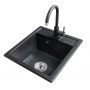 Zlewozmywak z baterią onyx/czarny ZZB14103BM iceBerg Uno zdj.2