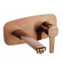 Bateria umywalkowa podtynkowa miedź BP02U14 Invena Glamour zdj.1