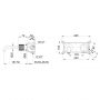 Bateria umywalkowa podtynkowa czarna BP77U14 Invena Moonlight zdj.2