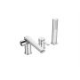 Invena Glamour BW02S01 bateria wannowo-prysznicowa nawannowa chrom zdj.1
