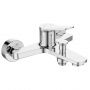 Bateria wannowo-prysznicowa ścienna chrom BW70001 Invena Alonia zdj.1